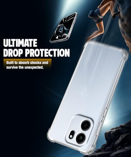 Image of WOW IMAGINE Clear Back Cover Case for 1+ OnePlus Nord CE 6 5G | Shockproof Soft TPU Case | Cushioned Edges for Ultimate Protection Back Cover Case - Transparent
