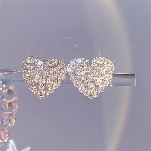 JOYAGIFT 6 Pairs of Heart-shaped Acrylic Stud Earrings Set Pink Cat Eye Peach Heart Earrings Love Multicolor Earrings Jewelry Gift for Women Girls2