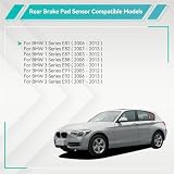 Czujnik Zużycia Klocków Hamulcowych Tylnych Lewych I Prawych 34356762253 34356789445 Pasuje Do BMW 1 3 Er E81 E87 E90 E91 E92 E93 325Xi Czujnik zużycia klocków hamulcowych