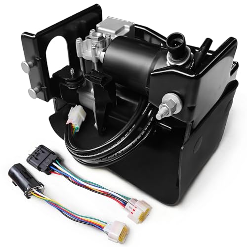 FLOVENTIS Air Ride Suspension Compressor Pump for 2002-2016 Cadillac Escalade ESV/EXT, Chevy Avalanche Suburban Tahoe, GMC Yukon Car OEM Replace# 15254590, 19299540 (4Z1101 x 1)