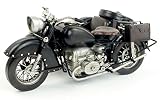 ywjisots Motorradmodell 1/12 Motorrad Militärisches Dreirad Diecast Metall Motorrad Spielzeug for VES-pa. Vintage-Automodell 1938 - -