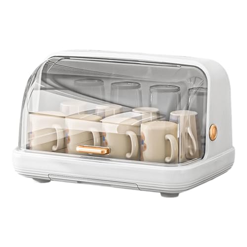 para biberones – Caja de almacenamiento con bandeja | escurridor de botellas, soporte para botellas con tapa, escurridor de botellas, organizador de lactancia, contenedor de