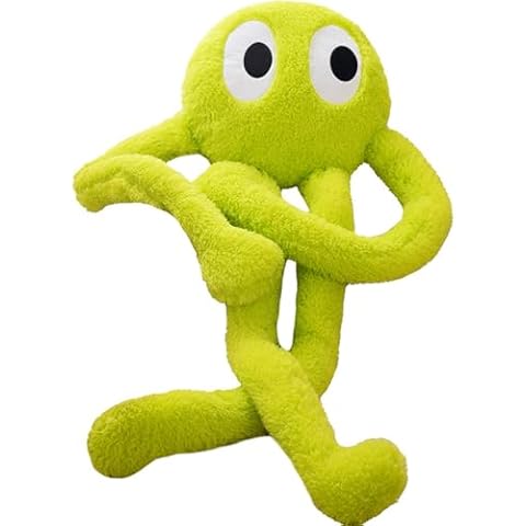 INSTITIZER Octopus Stuffed Animals, Long Legs Octopus Giant Toy, 78.7in Soft Octopus Plush Stuffed Ocean Animals Throw Pillow for Kids Girls Boys Adults Birthday Cover