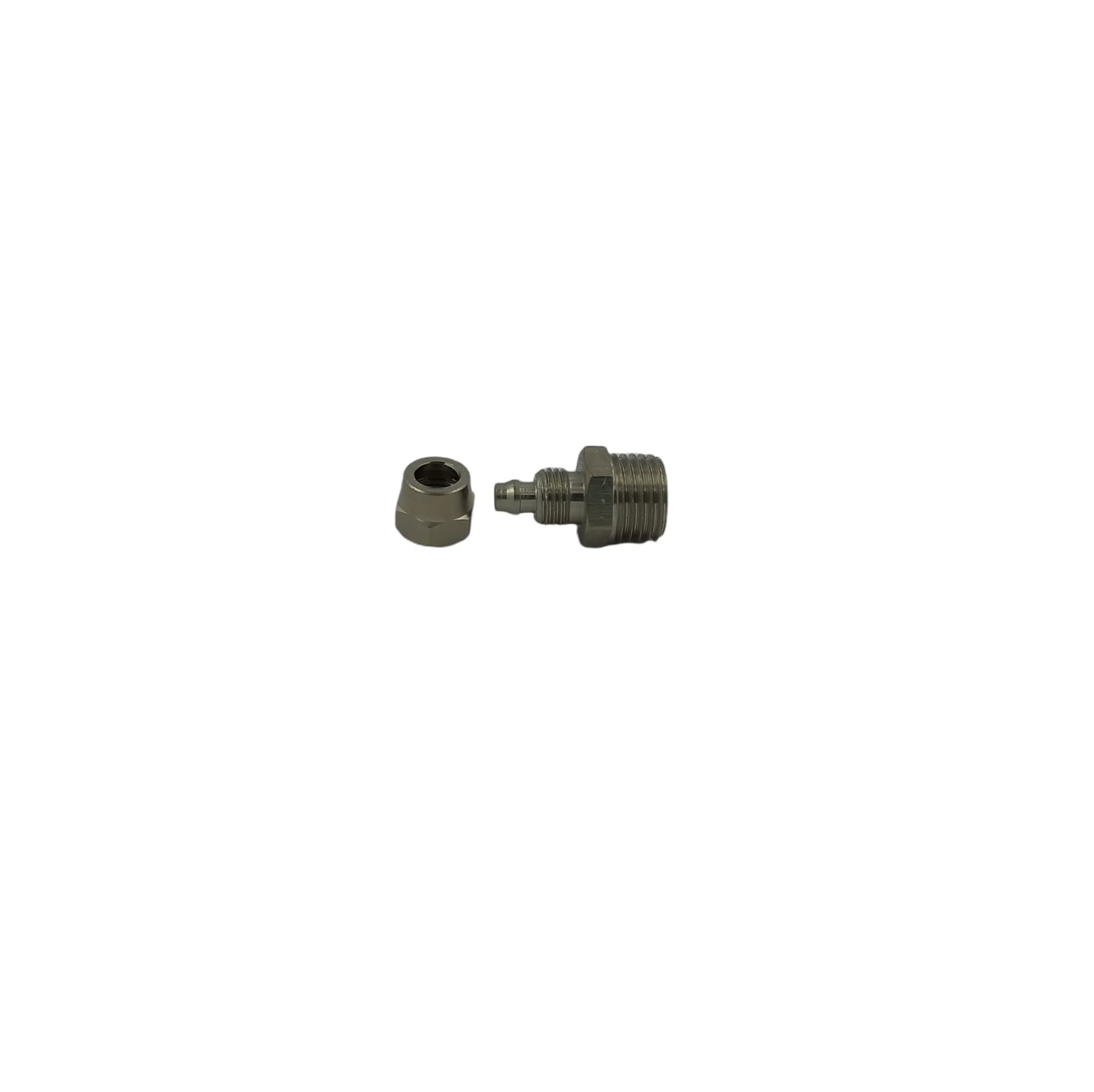 Raccordo Pneumatico Tubo da 6mm e Filetto Gas Maschio 1/4” - Conf.15 pezzi