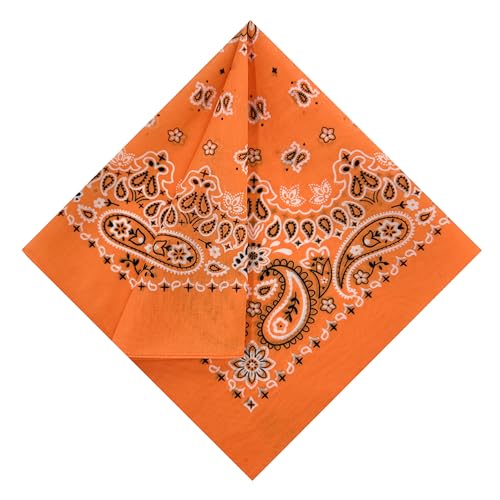 Image of Single Pack Bandanas 60s Premium Cotton Soft Thin Handfeel Large Handkerchief for Men and Women