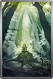 The Legend Of Zelda Gaming Link Art Comics - Póster de estaño para decoración de pared, 20,3 x 30,5 cm