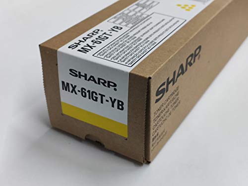 Toner Sharp MX-61GT-YB 12 000 copies jaune MX-2630/2651/5050 MX61GTYB