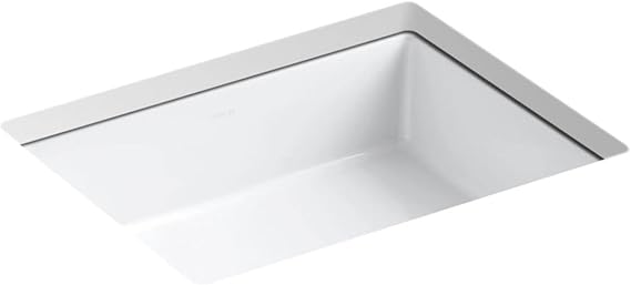 KOHLER K-2882-0 Verticyl 19-3/4" Rectangular Undermount Bathroom Sink ...