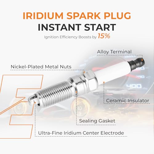 Coil Packs UF802 Iridium Spark Plugs Fit for Chevy GMC Buick 1.4/1.5L L4 by autoexact - Used condition - Image 6