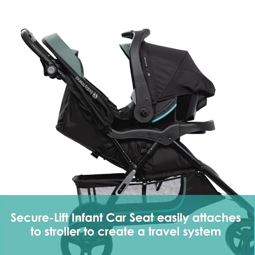 Image of Baby Trend EZ Ride SE Travel System with Secure-Lift Infant Car Seat, Dash Sage
