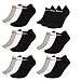 Produktbild NIKE Everyday Sneaker Socken 18 Paar Weiß Grau Schwarz Unisex Füßling SX7678, Größe:M, Farbe:1x Schwarz 5x Mehrfarbig