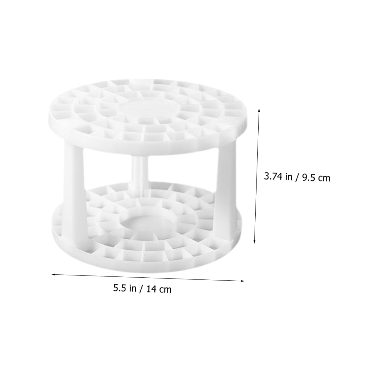 Paint Brush and Pen Holder Round Design Pen Stand Multi-hole Organizer for Drawing Markers and Writing Tools