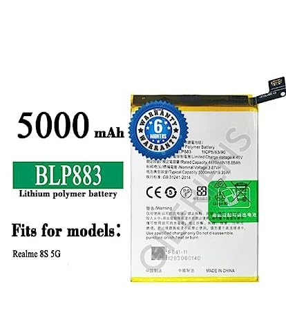 Image of Original BLP883 Battery for Oppo 8S 5G Battery with 6 Month warrenty** (E33)