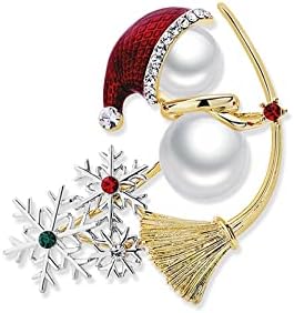 Nonnyl Elegant Pearl Animal Designer Brooch Pins Broches Costume Jewelry For Women Fashion Christmas Gifts Wife Mom Girlfriend, Anniversary Birthday Fine Jewelry Gifts for Her