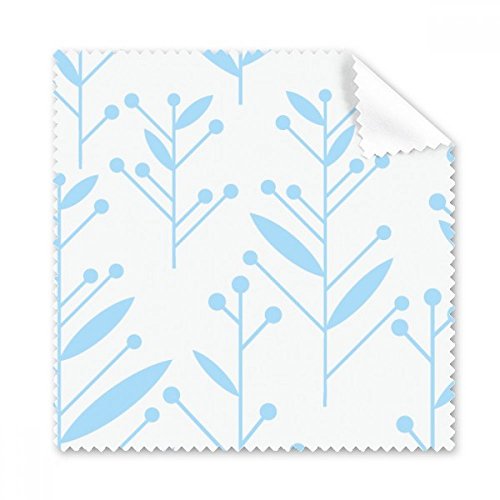 Chiffon microfibre de précision fleur bleue pour l'entretien d'écrans fragiles