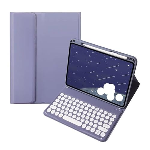 Étui de protection pour iPad Pro 11 avec clavier et porte-stylet gris foncé