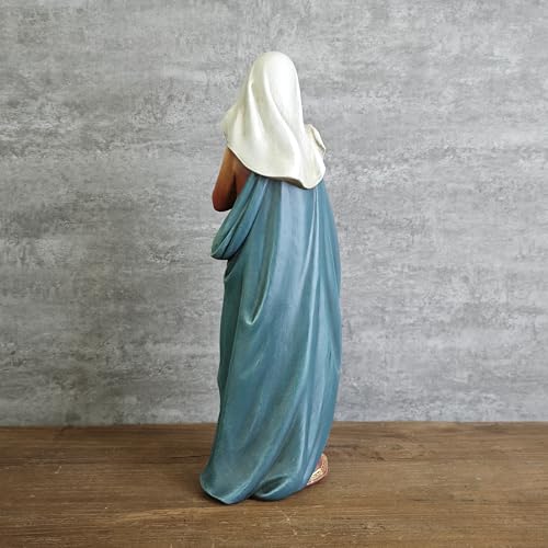 Estatua Católica de la Virgen, 13.4 pulgadas de altura miniatura 3