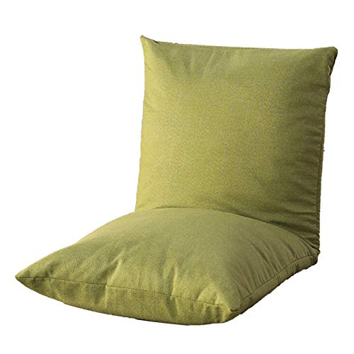 Silla plegable ajustable con respaldo, reclinable de 6 velocidades, funda extraíble lavable, ideal para sala de estar, dormitorio y ventana de bahía