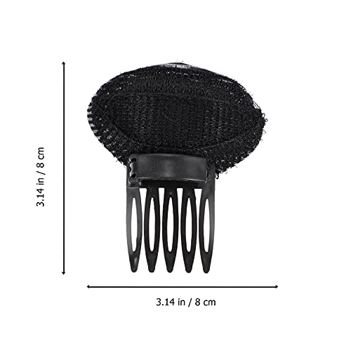 Lurrose 5 peças de grampos para coque de cabelo, esponja, volume, batida, volume, base de cabelo, ac