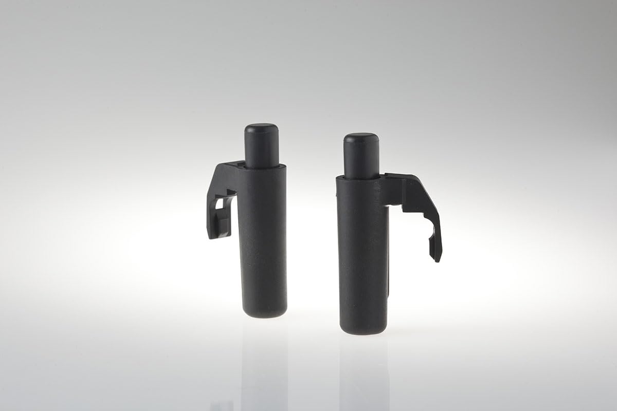 Hefele Black Hafele Servetto Soft Opening Mechanism For Pull Down Wardrobe Rail Dampers Edi08 (Black)