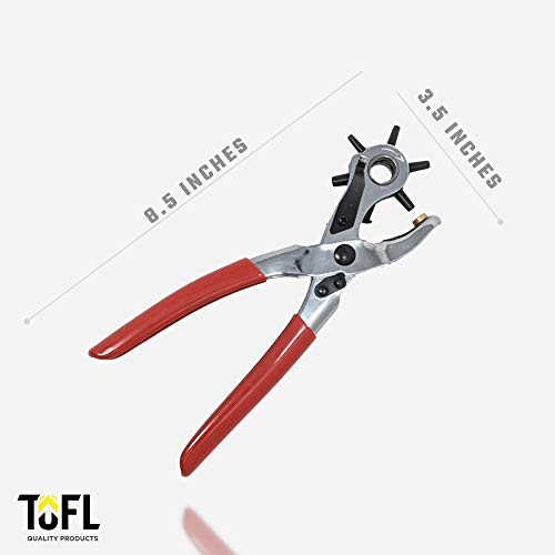 You Can Buy This Bundle And Save A Leather Hole Punch And A 1/2" Beige Leather Strap Together #TOP5