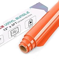 💛Advanced Customization: 12’’ x 5 Ft (30.5 x 152.5 cm) Orange heat transfer vinyl with controllable size and adapt to all cutting machines. It's perfect suitable to 12x12'' or 12x24'' mat. Orange iron on vinyl is compatible with all cutting machines ...