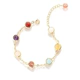Protection Crystal Bracelet Handmade Chakra Bracelets Healing Stone Bracelet Spiritual Anxiety Jewel