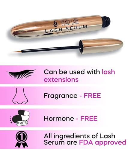 STACY LASH Lash Shampoo 100ml+ Eyelash Growth Serum Eye Makeup Remover + Lash Serum for Eyelash Growth and Thickness/Lash Cleaning Kit of Lash Cleanser + Brush & Eyelash Serum to Grow Lashes…