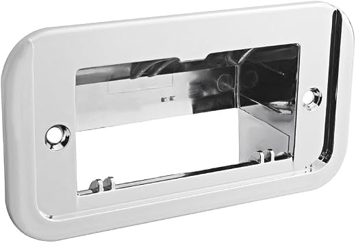CTW Ashtray Housing Trim Compatible with Peterbilt, Chrome Plastic