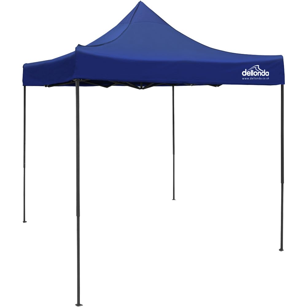 Pavillon de jardin pliable 2 x 2 m – Cadre robuste et résistant à l'eau – Bleu