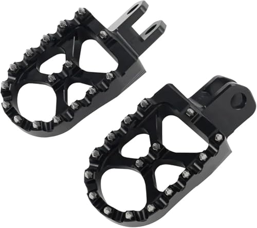 Repose-pieds moto Suzuki DRZ400S et DRZ400SM de 2000 à 2024 en aluminium noir
