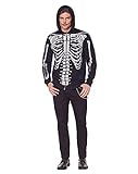 Spirit Halloween Adult Skeleton Hoodie | Classic Halloween - L Multicolored