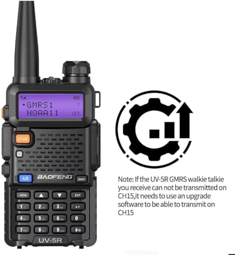 Baofeng Uv-5R Gmrs Handheld Radio Long Range Rechargeable Two Way Radio,Gmrs Repeater Capable With Noaa Weather Receiving And Scanning And Earpiece,Support Chirp thumb #5