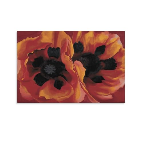 Coquelicot oriental de Georgia O'Keeffe | Toile 40x60 cm pour salon