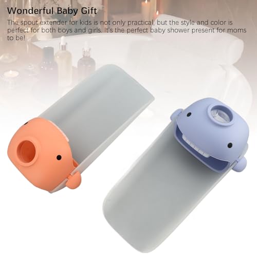 Extensor de Torneira Infantil de 2 Unidades, Extensor de Bico de bebê de Silicone Em Forma de Desenh