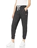 Skechers Women's Bobs for Dogs and Cats Cozy Pull on Jogger Sweat Pant Pants, Black, L