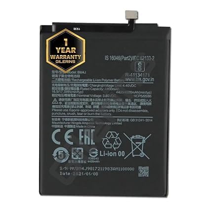 Image of Original BM4J Battery for Redmi mi Note 8 pro(BM4J) Battery with 1 Year Warranty (CC104)