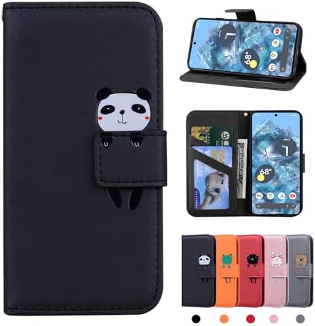 Rostsant Xiaomi Redmi Note 12 / Xiaomi Poco X5 Skórzane Etui Portfel Poco X5 Etui Ochronne do Xiaomi Poco X5 / Redmi Note 12 - Czerwony Kot
