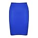 A2Z 4 Kids Plain Pencil Girls Plain Pencil Skirt Trendy Soft Feel Comfortable Summer Fashion - Skirt Royal 11-12