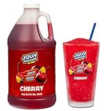 JOLLY RANCHER® Cherry Frozen Beverage Mix – Fruit Flavor Slushie Mix for Machine, 1/2 Gallon Bottle – Frozen Drink Concentrate, 5:1 Ratio for Slushie & Frozen Drink Machines