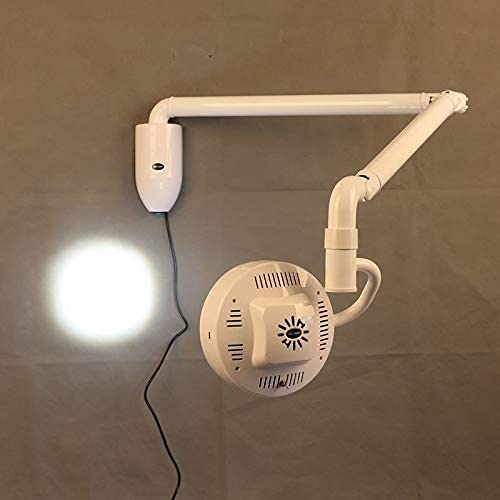 Medizinische Untersuchungsleuchten Professionelle Zahnärztliche OP-Leuchte, 30 W, Wandmontierte LED-Munduntersuchungsleuchte, Schattenlose Lampe, Kaltes Licht, For Tierkliniken, Labore, Kliniken.