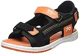  KICKERS Plane, Sandalia Hombre, Noir Orange, 36 EU