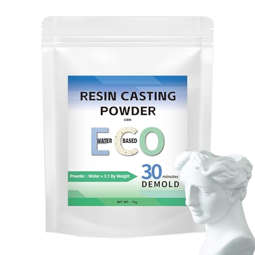 Résine de moulage rapide plâtre activé eau bijoux et déco - 2