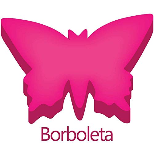 Furador Papel E Eva Jumbo Borboleta 25mm - 01 Unidade, Make+, 12020, Multicor