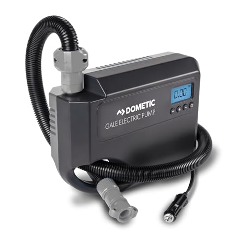 Dometic - Gale 12V Pumpe - Campingzubehör - Für Dometic AIR Markisen und Zelte - Automatische Abschaltung - Reise Gadgets - Elektrische Pumpe, Grau