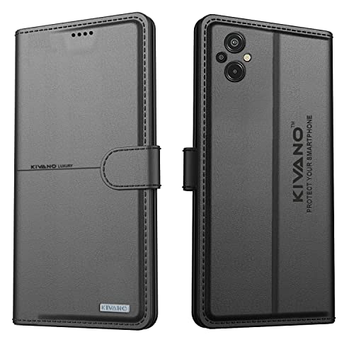 Image of KIVANO Xiaomi Redmi 11 Prime Flip Cover | Leather Finish | Inside Pockets & Inbuilt Stand | Shockproof Wallet Style Magnetic Closure Back Cover Case