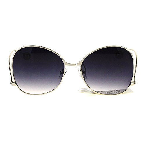Womens Sunglasses Unique Designer Fashion Low Curved Ball Temple Frame2