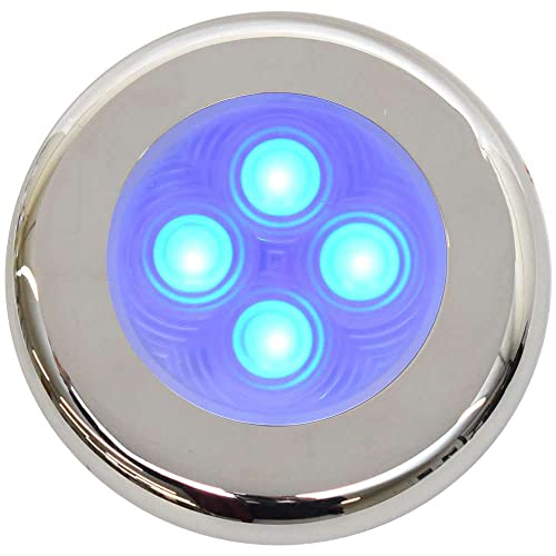 Aqua Signal Boat LED Courtesy Light 16405-7 | Bogota Series 16 Blue SS
