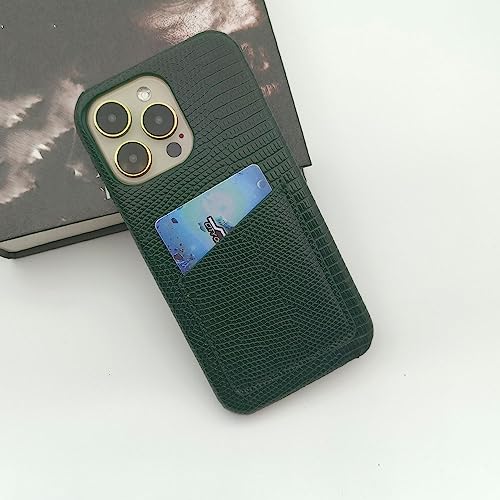 Coque PC dur iPhone 14 13 12 11 Pro Max finition mate vert foncé premium