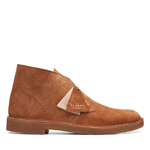 Clarks Men's Desert Boot Chukka Boot, Ginger Hairy Suede, 9.5 #TOP3